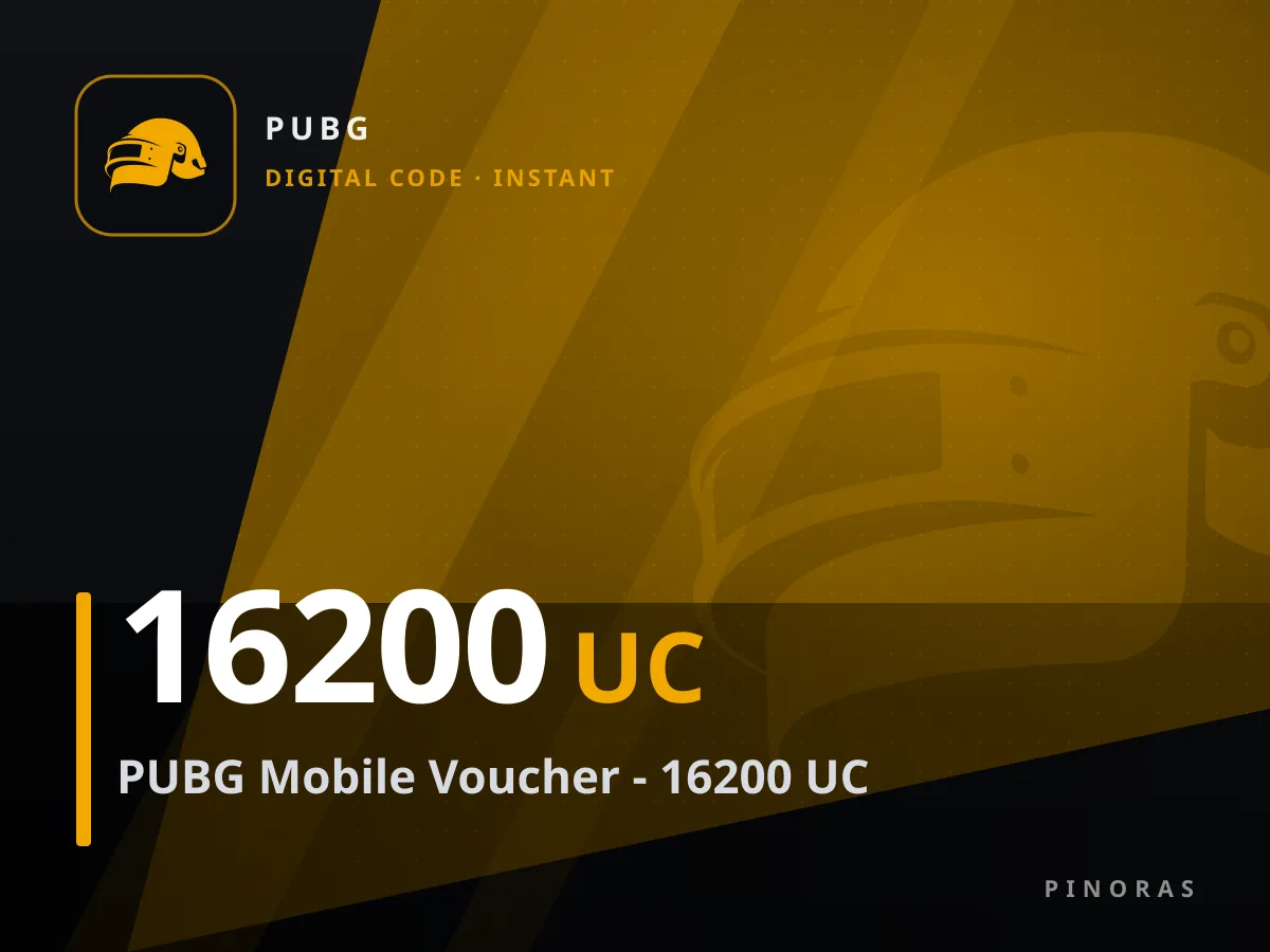 PUBG Mobile Voucher - 16200 UC — Pinoras