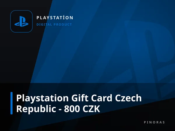 Playstation Gift Card Czech Republic - 800 CZK