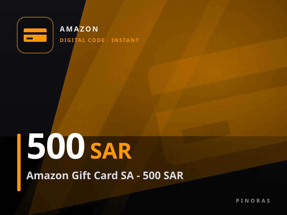 Amazon Gift Card SA - 500 SAR — Pinoras