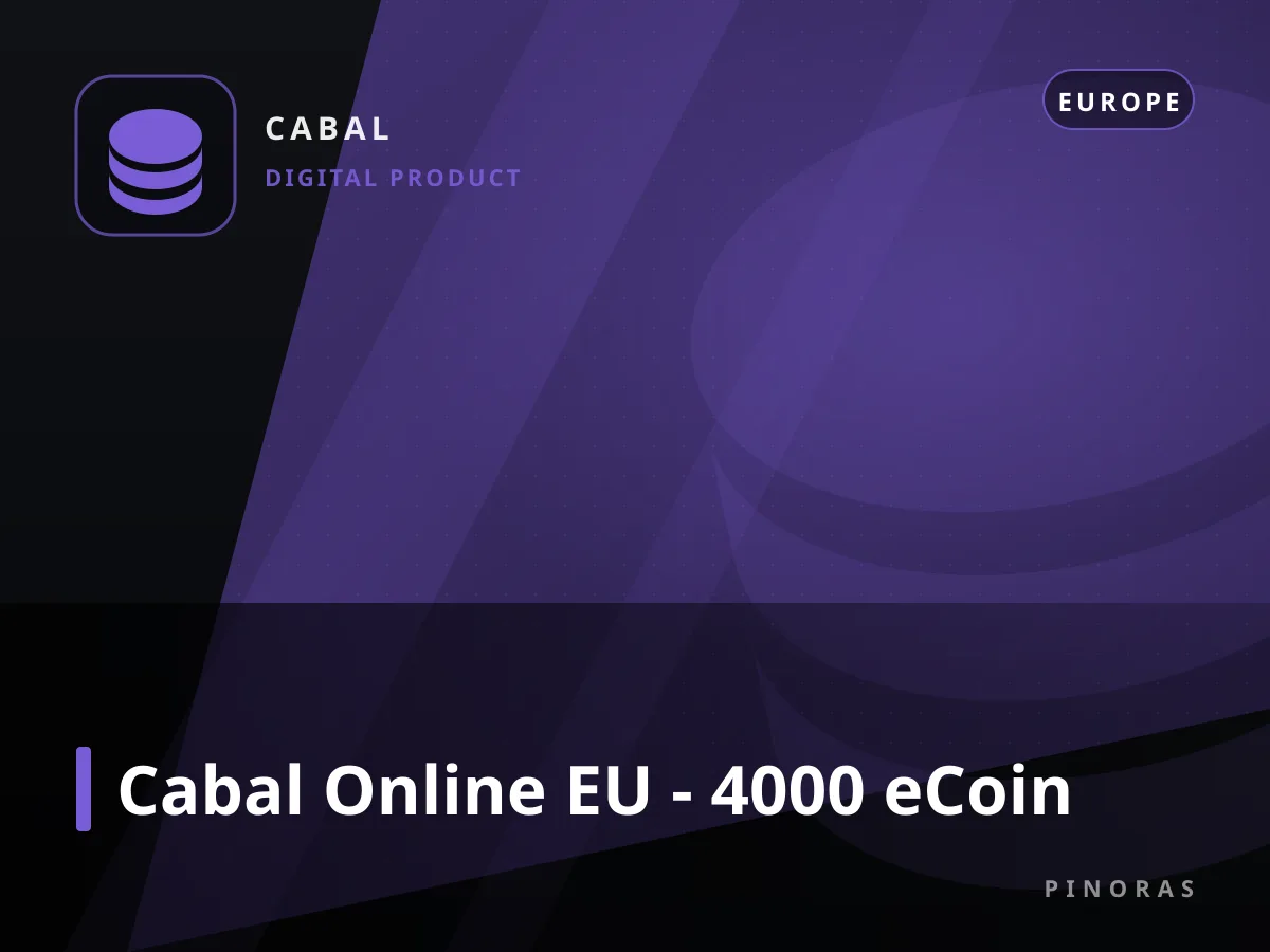 Cabal Online EU - 4000 eCoin — Pinoras