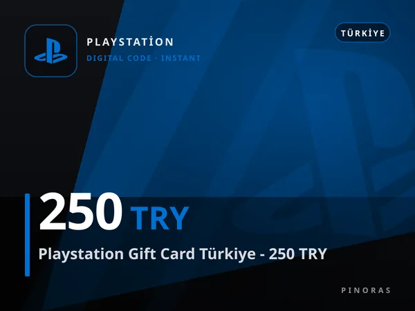 Playstation Gift Card Türkiye - 250 TRY