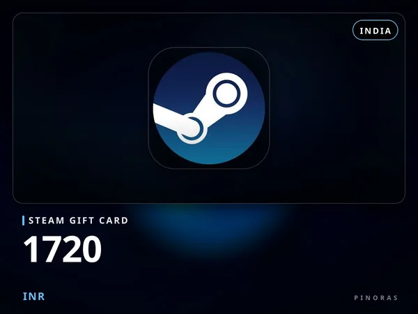 Steam Gift Card 1720 INR