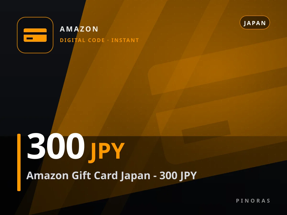 Amazon Gift Card Japan - 300 JPY — Pinoras