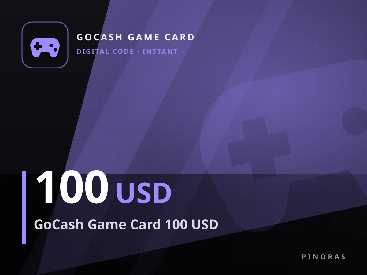 GoCash Game Card 100 USD — Pinoras