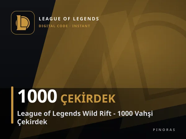 League of Legends Wild Rift - 1000 Vahşi Çekirdek