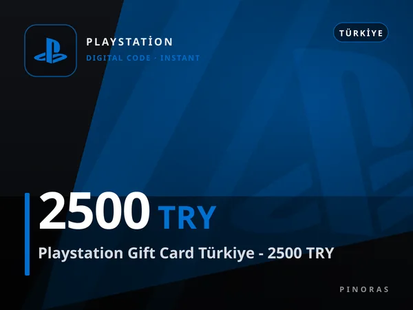 Playstation Gift Card Türkiye - 2500 TRY