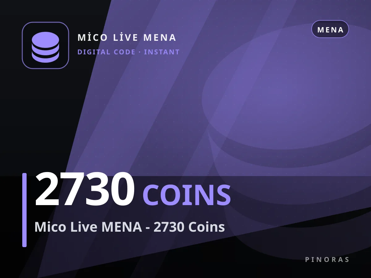 Mico Live MENA - 2730 Coins — Pinoras