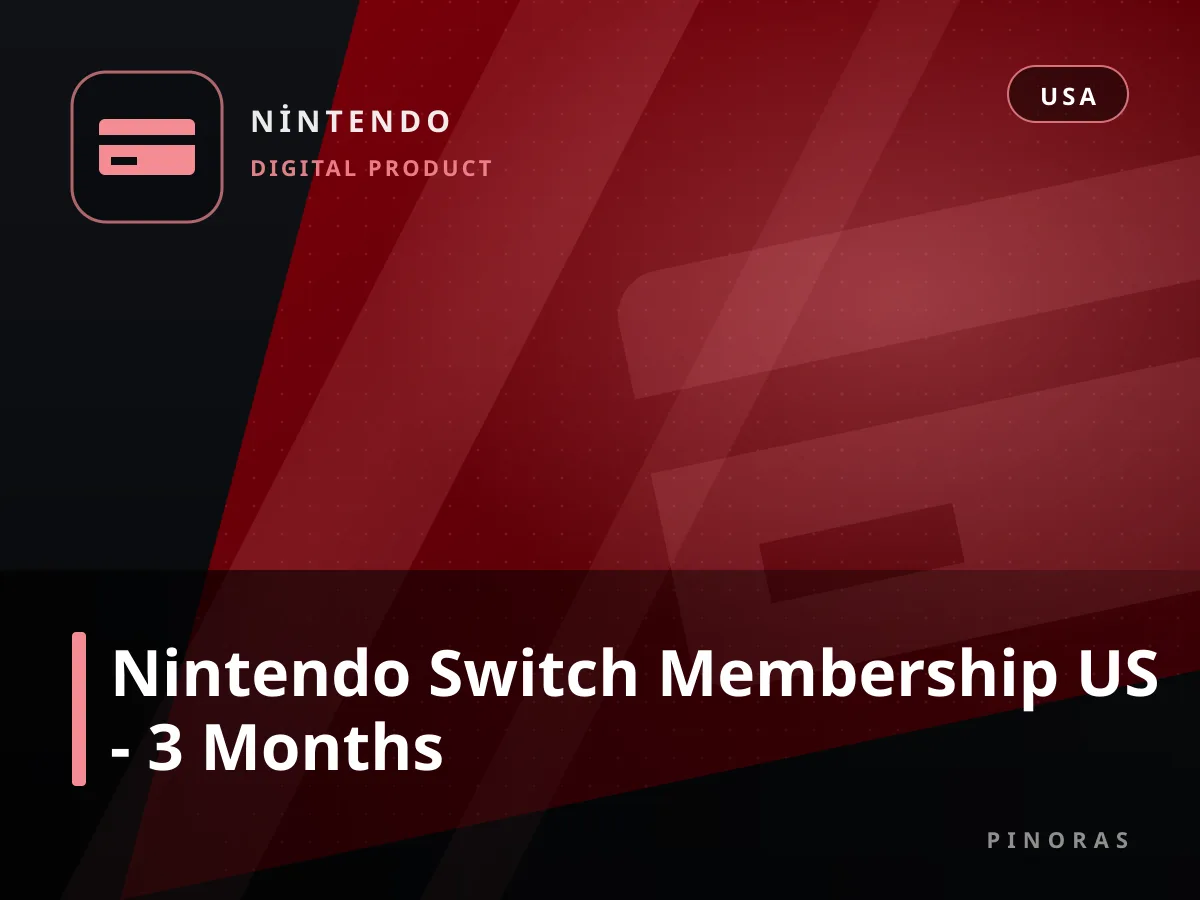 Nintendo Switch Membership US - 3 Months — Pinoras