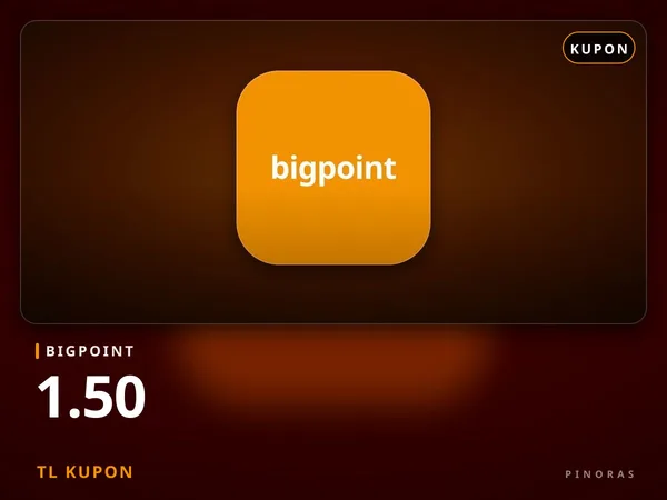 Bigpoint 1.50 TL Kupon