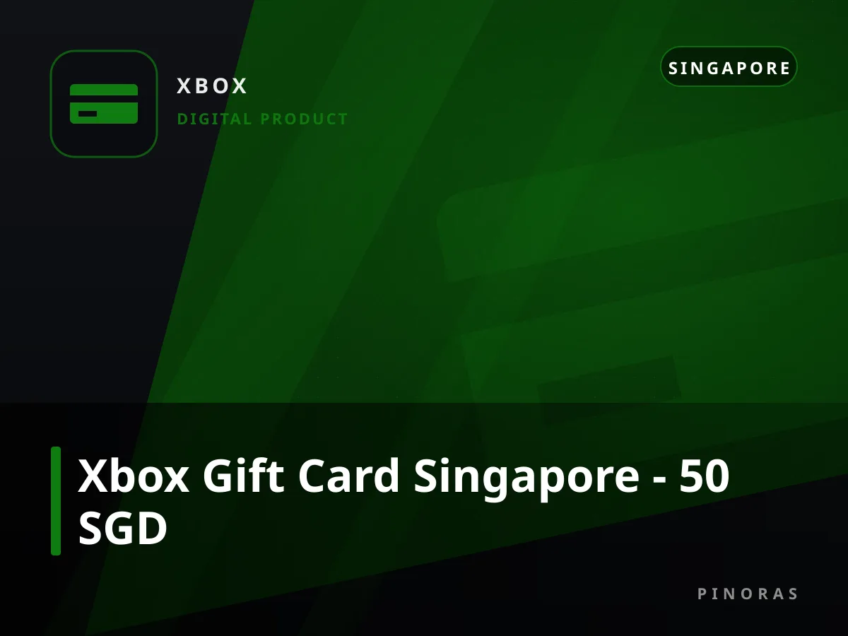 Xbox Gift Card Singapore - 50 SGD — Pinoras