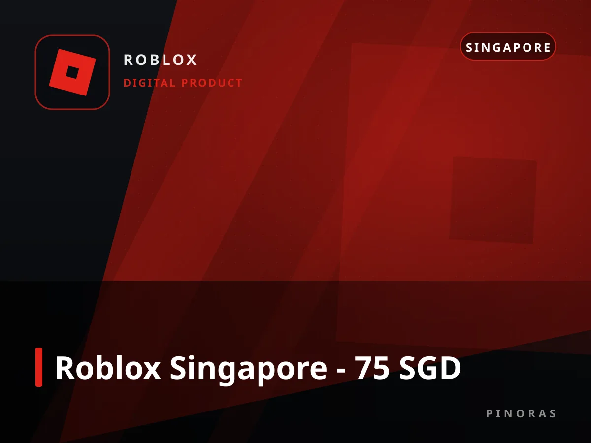 Roblox Singapore - 75 SGD — Pinoras