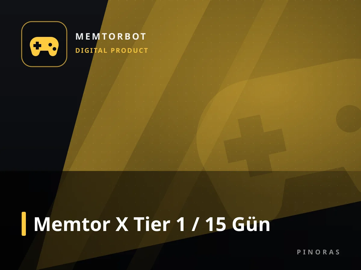 Memtor X Tier 1 / 15 Gün — Pinoras