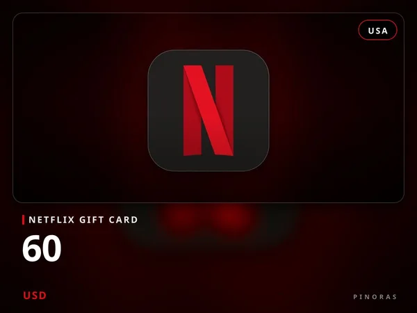 Netflix Gift Card USA - 60 USD