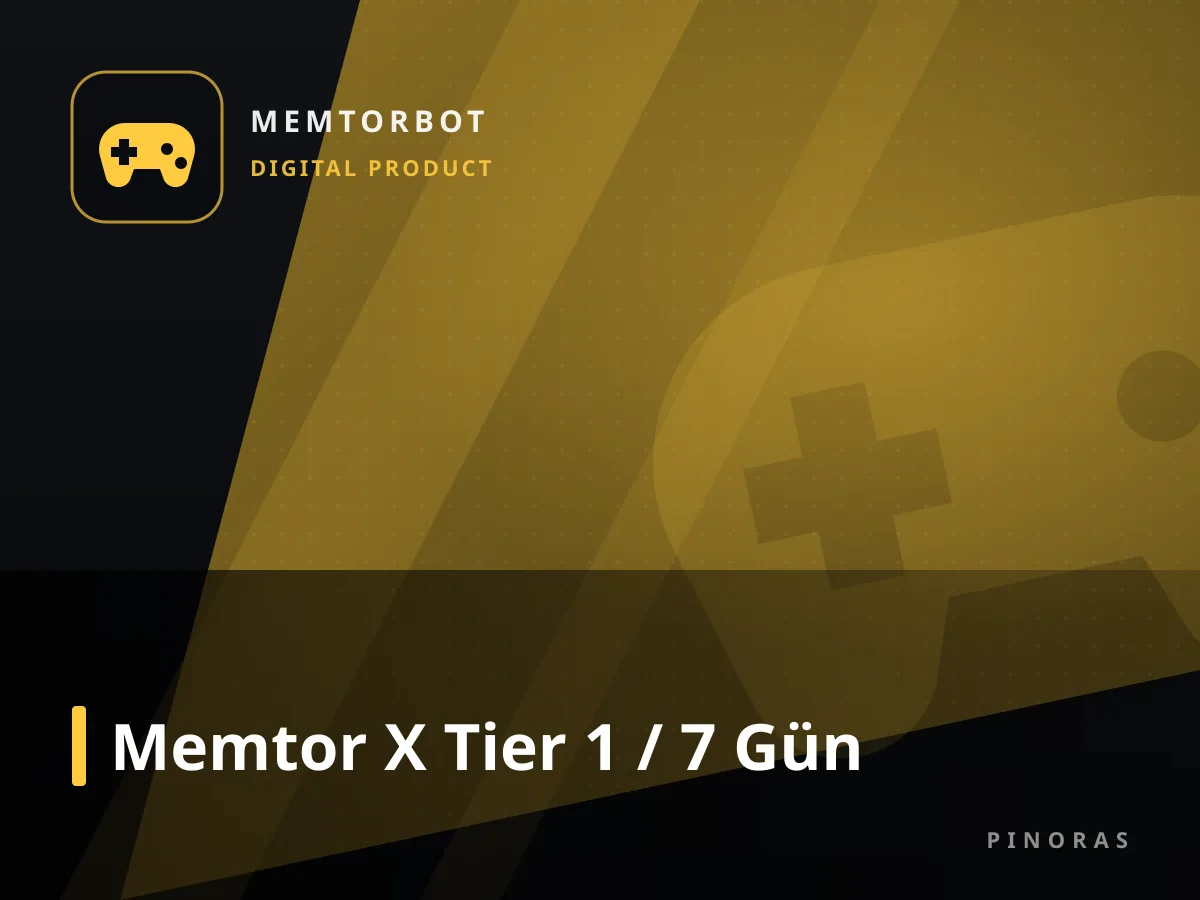 Memtor X Tier 1 / 7 Gün — Pinoras