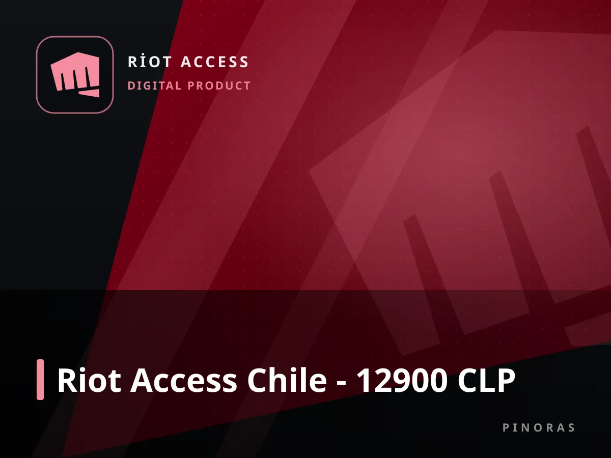 Riot Access Chile - 12900 CLP — Pinoras