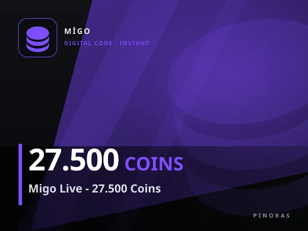 Migo Live - 27.500 Coins