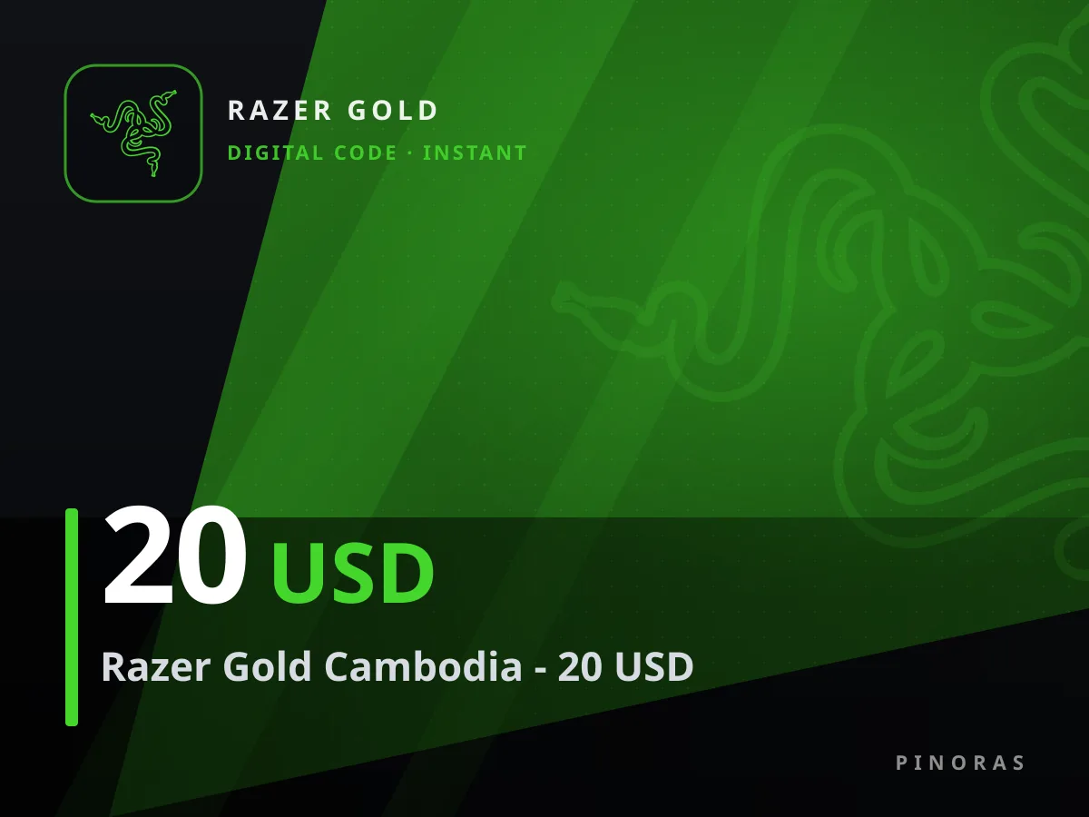 Razer Gold Cambodia - 20 USD — Pinoras