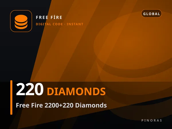 Free Fire 2200+220 Diamonds