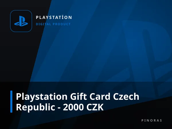 Playstation Gift Card Czech Republic - 2000 CZK