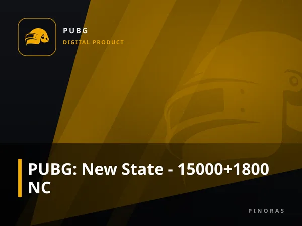 PUBG: New State - 15000+1800 NC