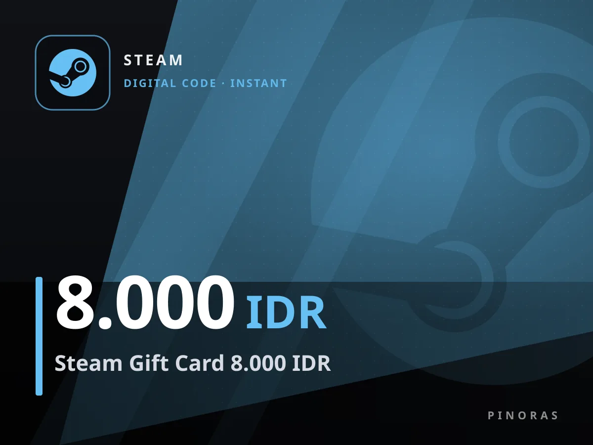 Steam Gift Card 8.000 IDR — Pinoras