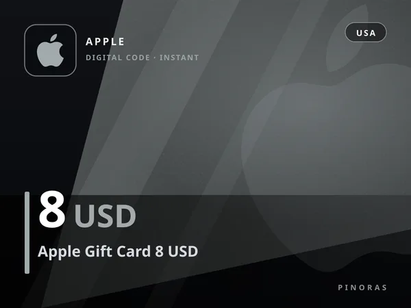 Apple Gift Card 8 USD