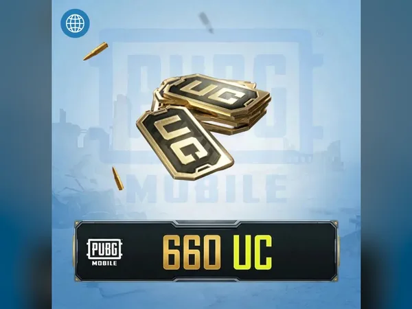 PUBG Mobile Global - 660 UC
