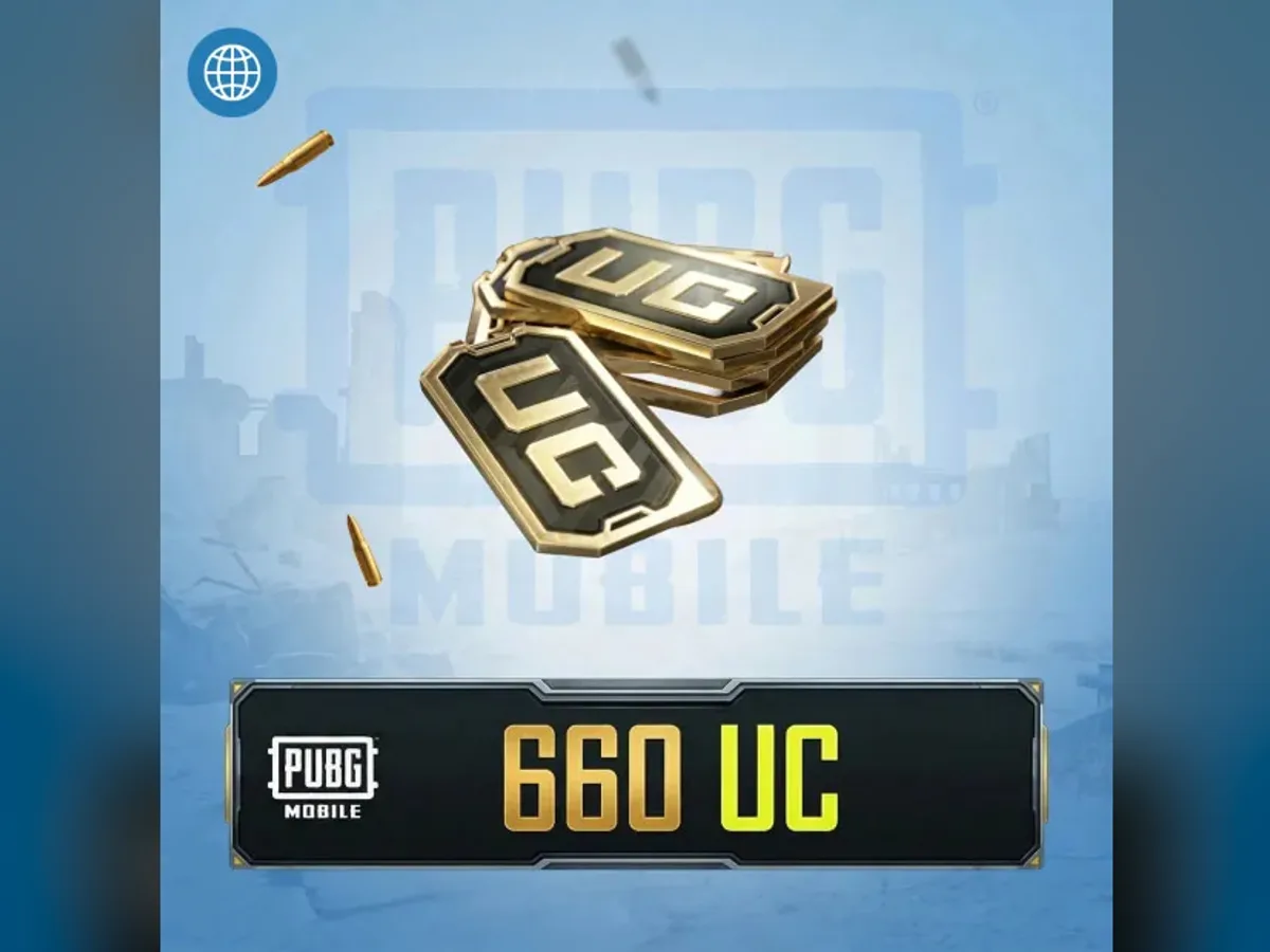 PUBG Mobile Global - 660 UC