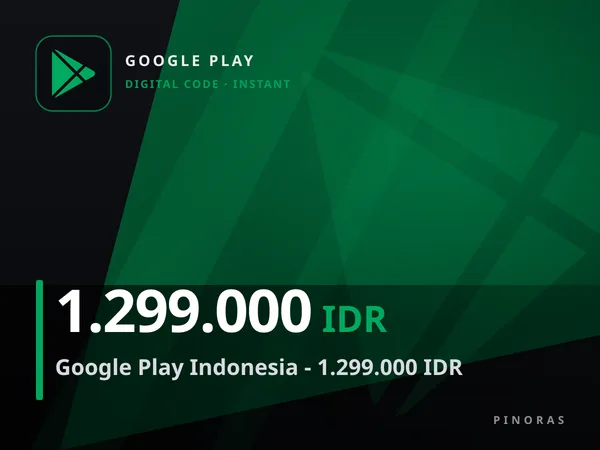 Google Play Indonesia - 1.299.000 IDR