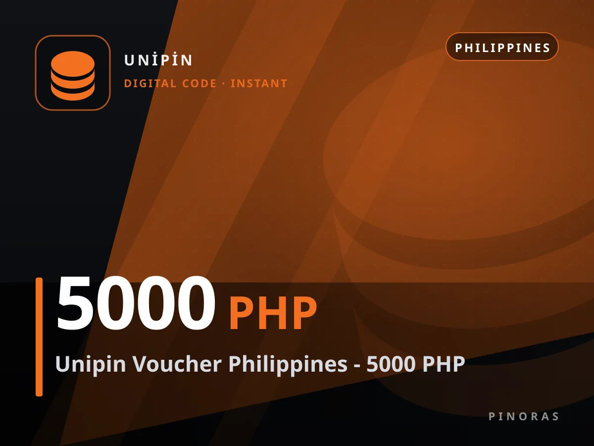 Unipin Voucher Philippines - 5000 PHP — Pinoras