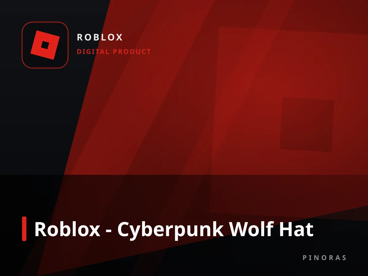 Roblox - Cyberpunk Wolf Hat — Pinoras
