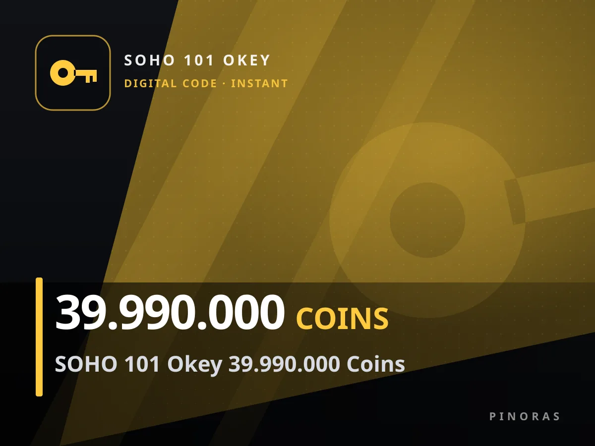 SOHO 101 Okey 39.990.000 Coins — Pinoras