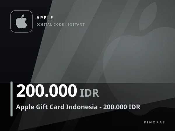 Apple Gift Card Indonesia - 200.000 IDR