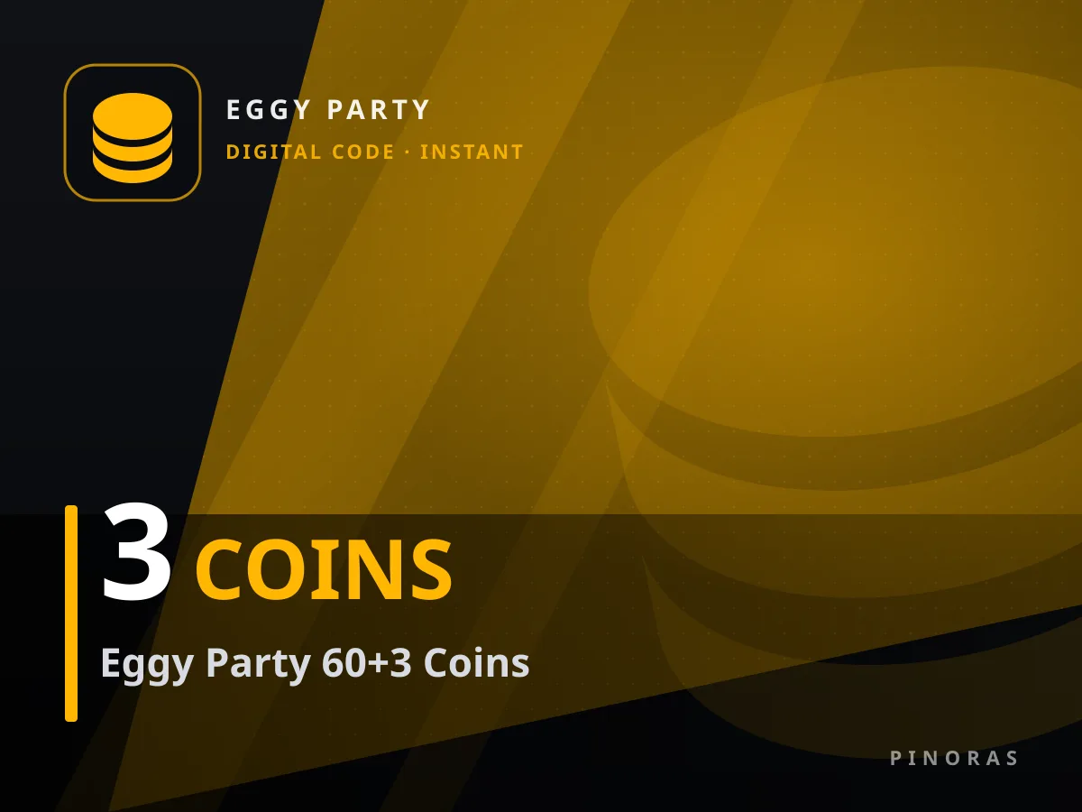 Eggy Party 60+3 Coins — Pinoras