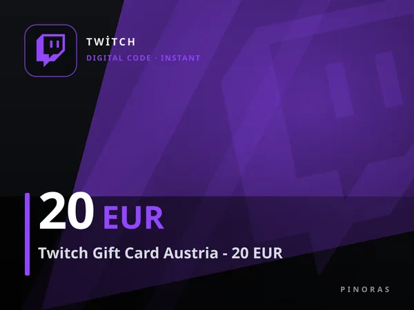 Twitch Gift Card Austria - 20 EUR