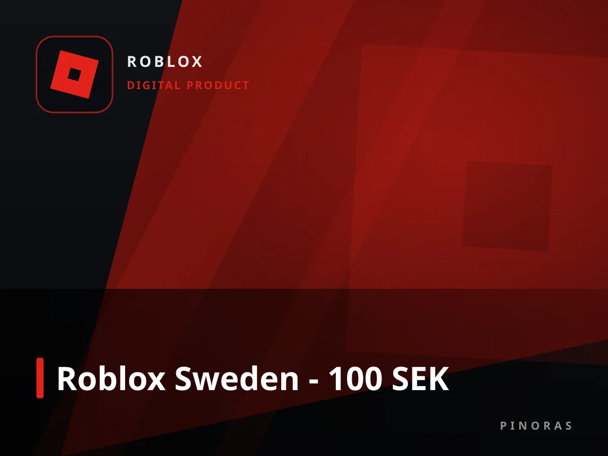 Roblox Sweden - 100 SEK — Pinoras