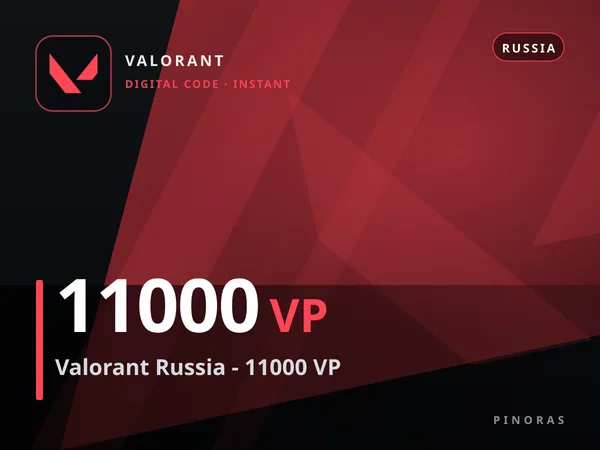 Valorant Russia - 11000 VP