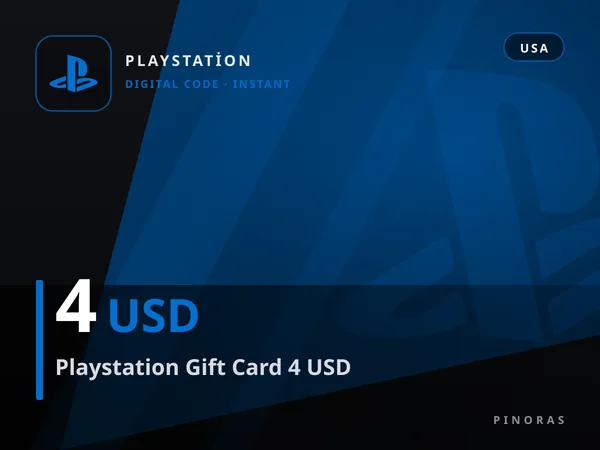 Playstation Gift Card 4 USD