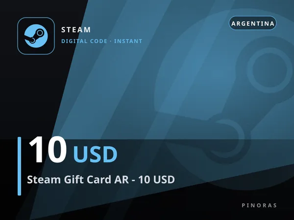 Steam Gift Card AR - 10 USD