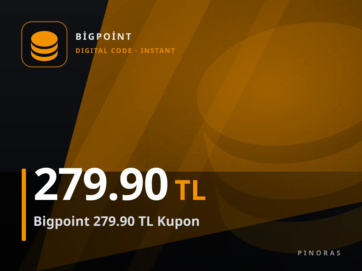 Bigpoint 279.90 TL Kupon — Pinoras