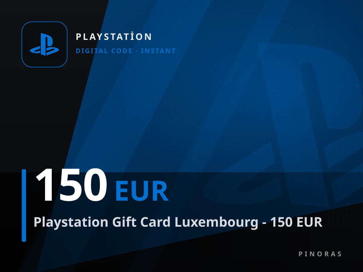 Playstation Gift Card Luxembourg - 150 EUR — Pinoras