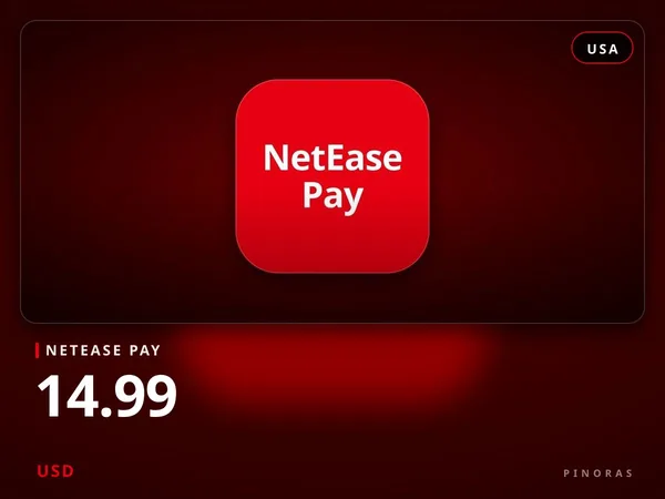 NetEase Pay USA - 14.99 USD