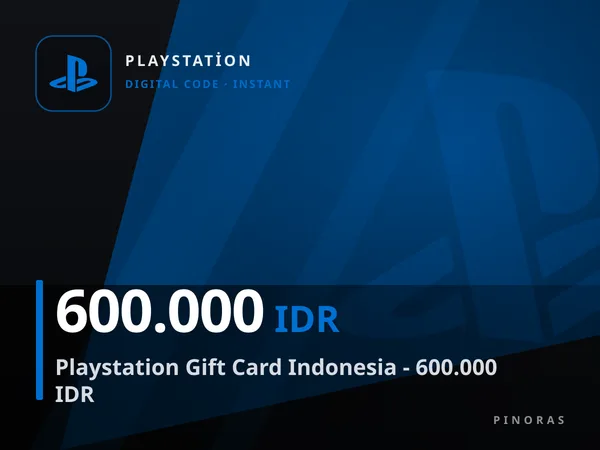 Playstation Gift Card Indonesia - 600.000 IDR