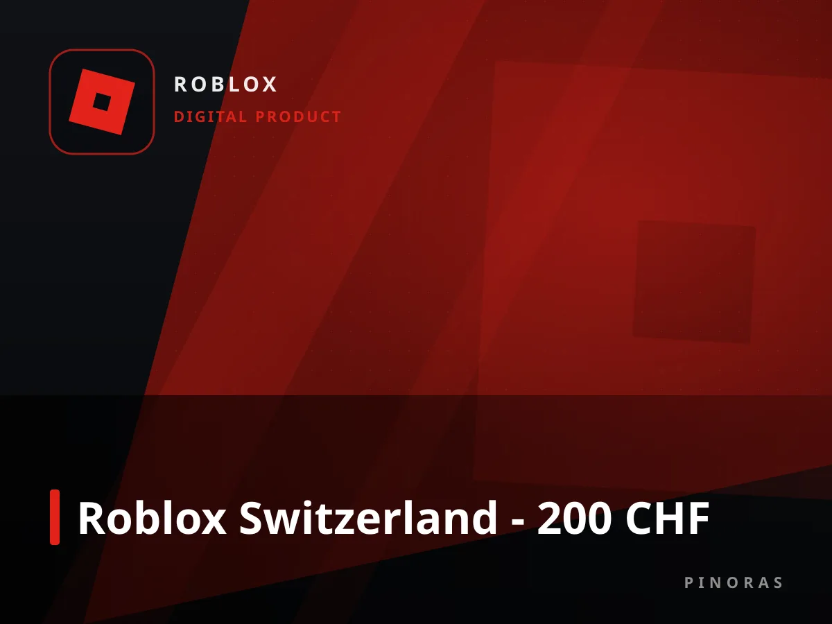 Roblox Switzerland - 200 CHF — Pinoras