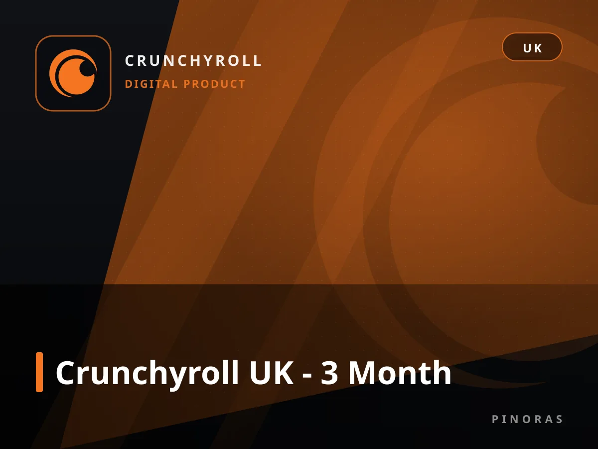 Crunchyroll UK - 3 Month — Pinoras