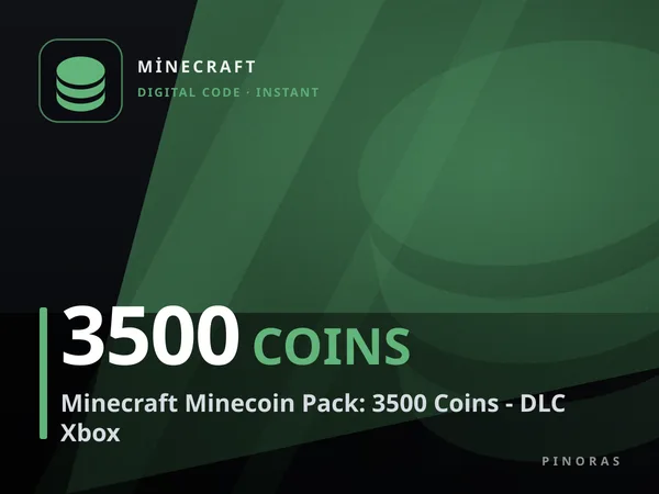 Minecraft Minecoin Pack: 3500 Coins - DLC Xbox