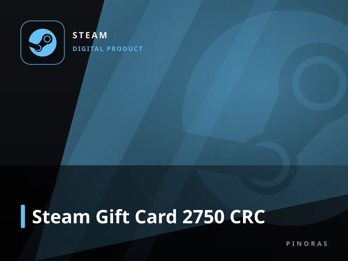 Steam Gift Card 2750 CRC — Pinoras