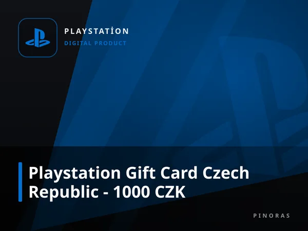 Playstation Gift Card Czech Republic - 1000 CZK