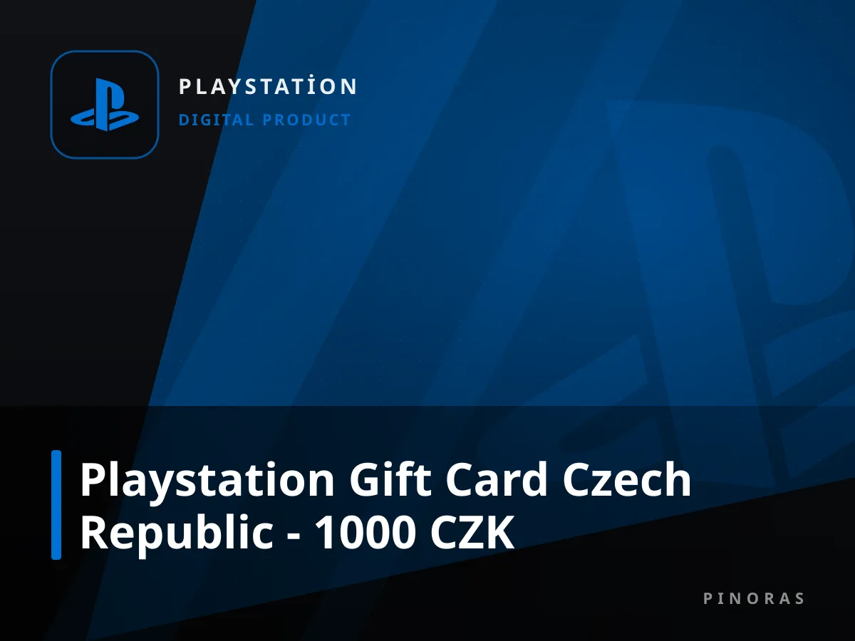 Playstation Gift Card Czech Republic - 1000 CZK — Pinoras