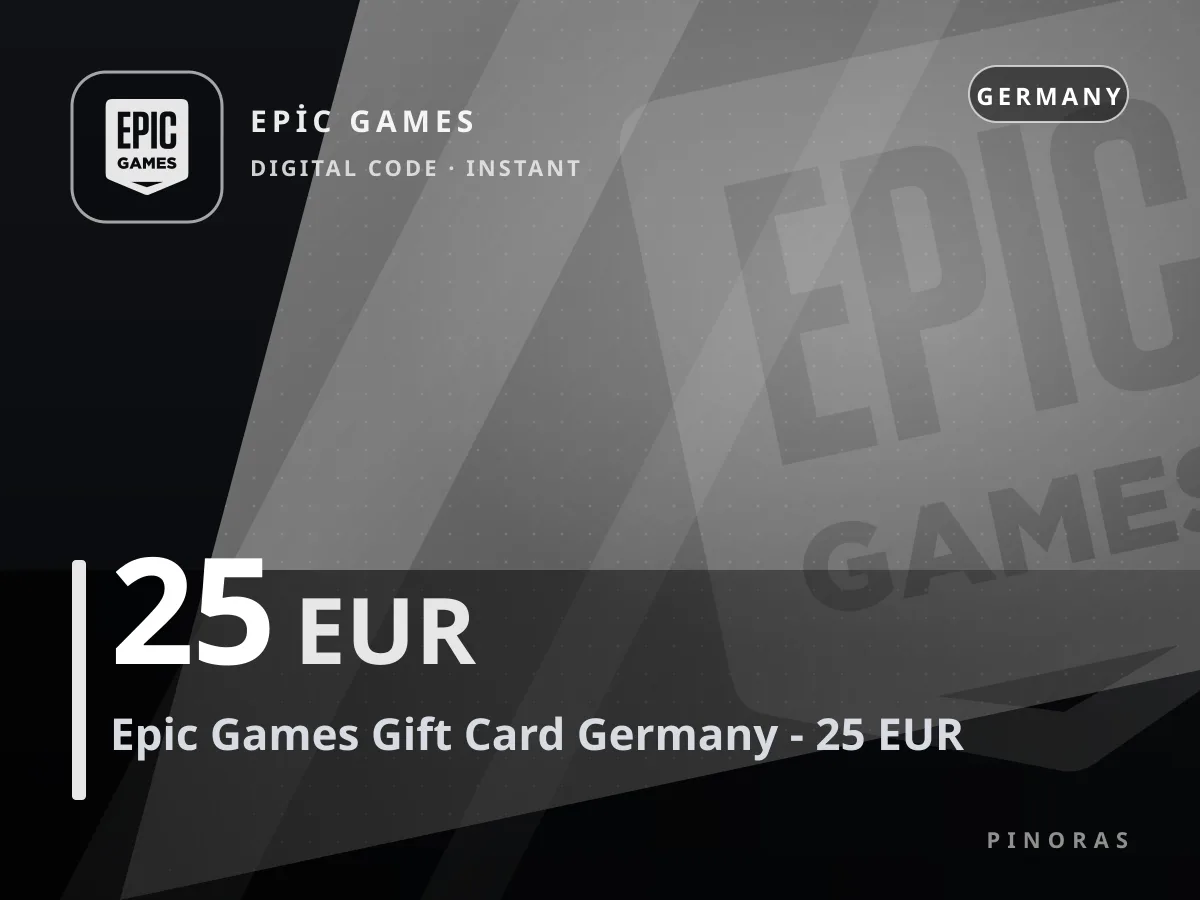 Epic Games Gift Card Germany - 25 EUR — Pinoras